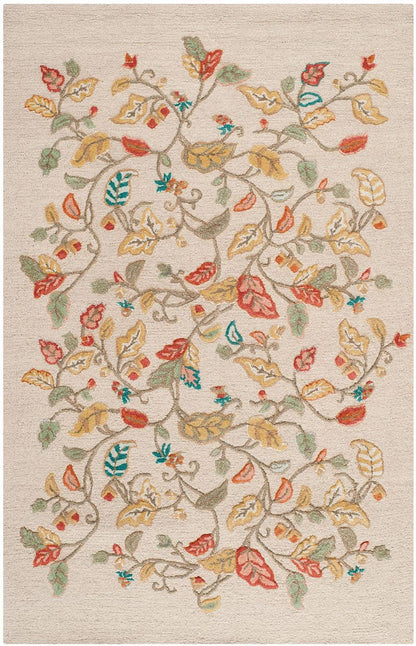 Safavieh Martha Stewart Msr3611A Persimmon Red Floral / Country Area Rug