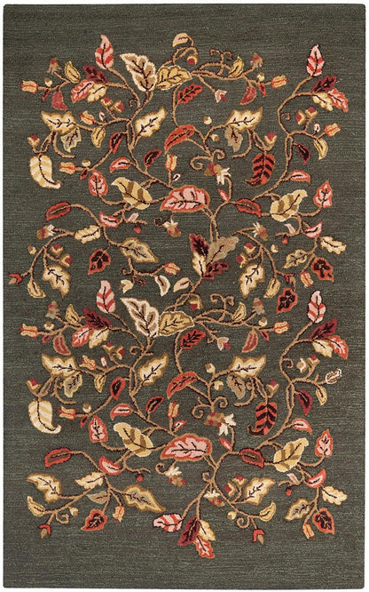 Safavieh Martha Stewart Msr3611B Francesca Black Floral / Country Area Rug