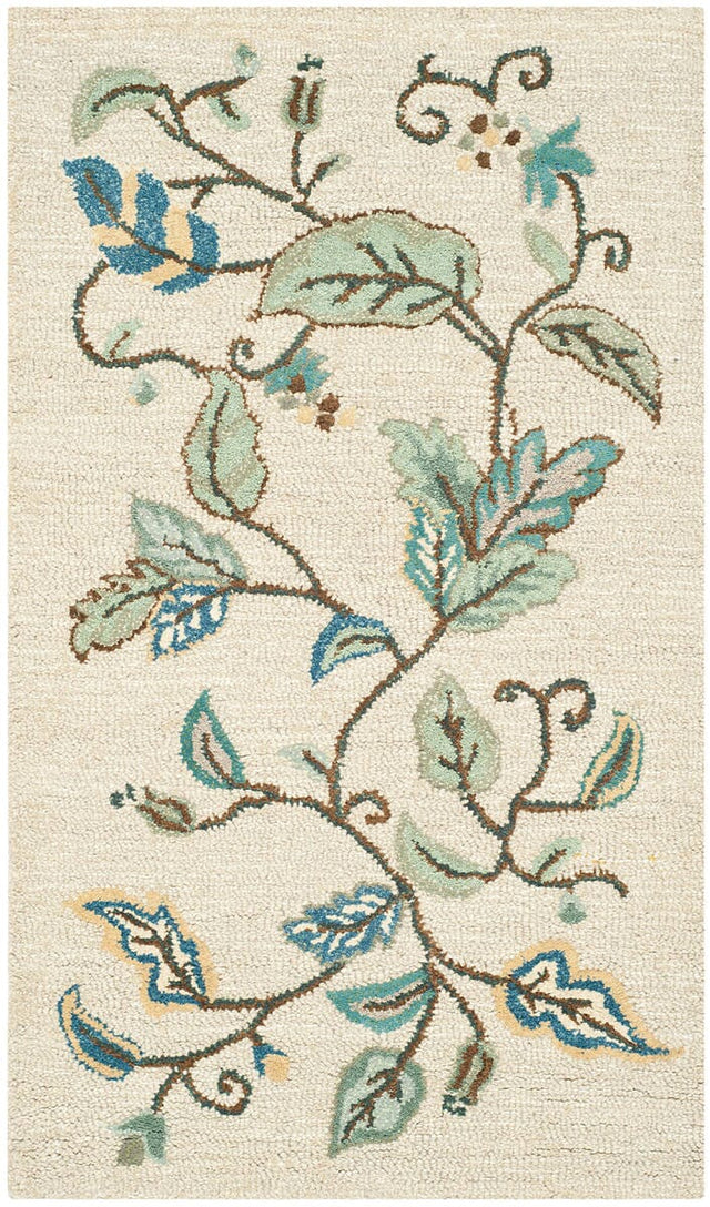 Safavieh Martha Stewart Msr3611C Colonial Blue Floral / Country Area Rug