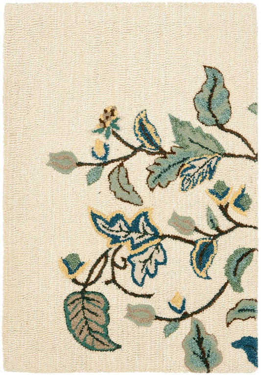 Safavieh Martha Stewart Msr3611C Colonial Blue Floral / Country Area Rug