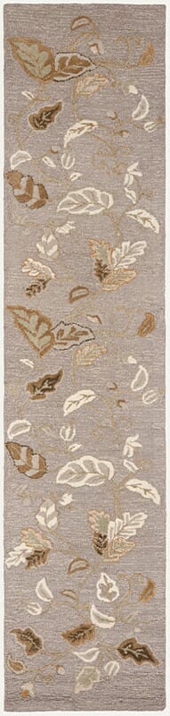 Safavieh Martha Stewart Msr3611D Gray Squirrel Floral / Country Area Rug