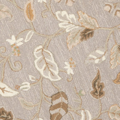 Safavieh Martha Stewart Msr3611D Gray Squirrel Floral / Country Area Rug