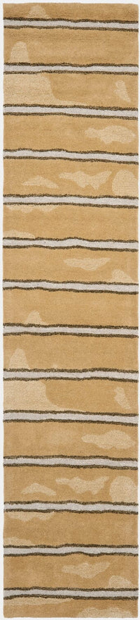 Safavieh Martha Stewart Msr3617B Toffee Gold Striped Area Rug