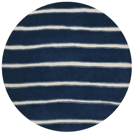 Safavieh Martha Stewart Msr3617C Wrought Iron / Navy Rugs.