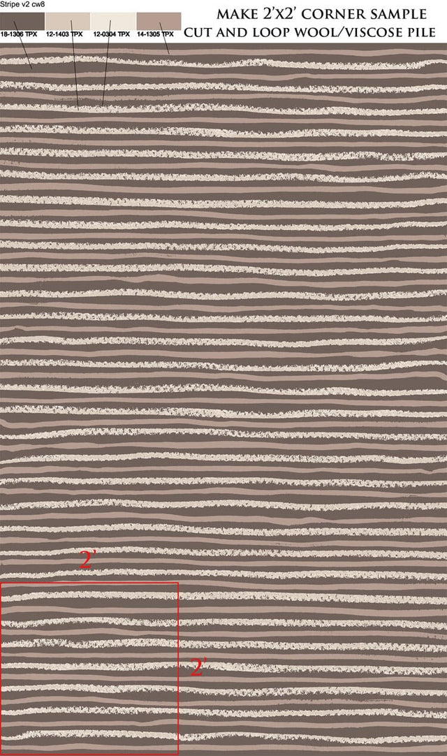 Safavieh Martha Stewart Msr3619B Tilled Soil Brown Rugs.