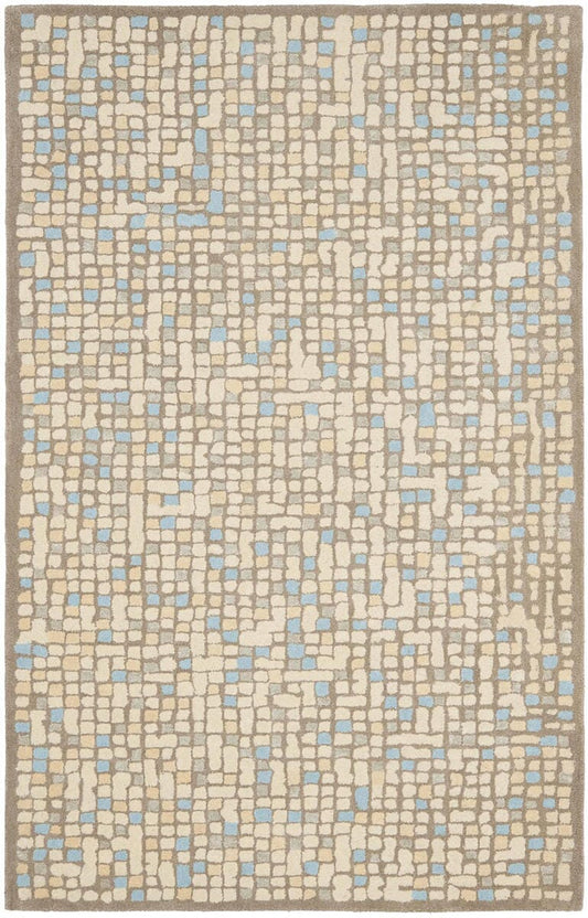 Safavieh Martha Stewart Msr3623C Hickory / Beige Geometric Area Rug