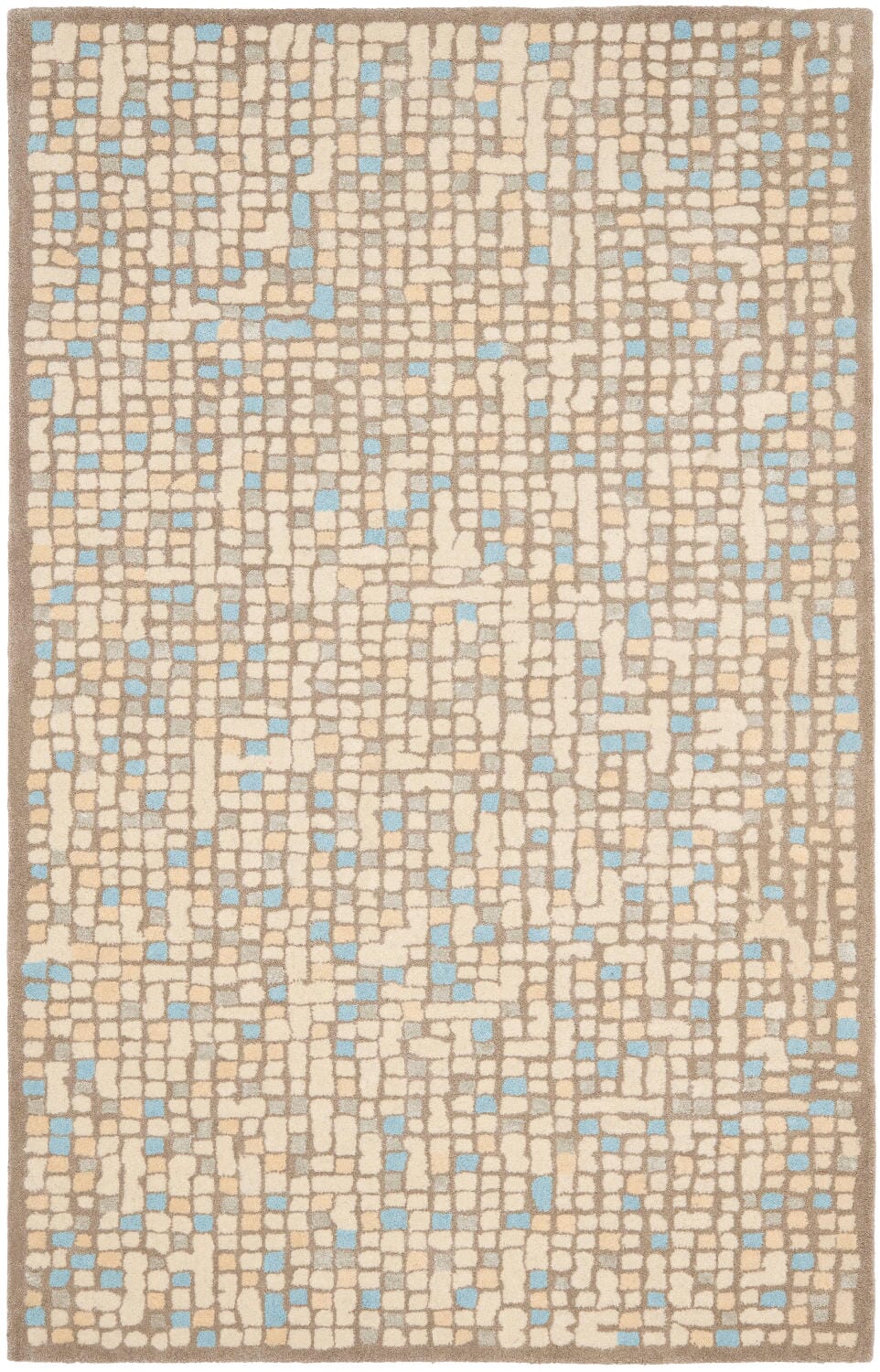 Safavieh Martha Stewart Msr3623C Hickory / Beige Geometric Area Rug