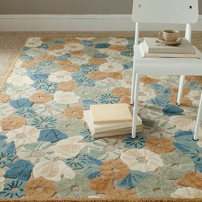 Safavieh Martha Stewart Msr3625C Cornucopia Beige Floral / Country Area Rug