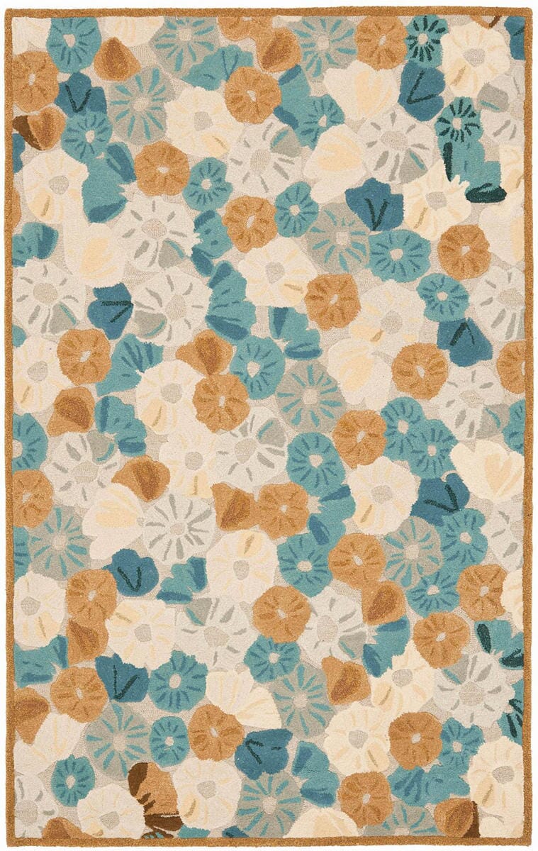 Safavieh Martha Stewart Msr3625C Cornucopia Beige Floral / Country Area Rug