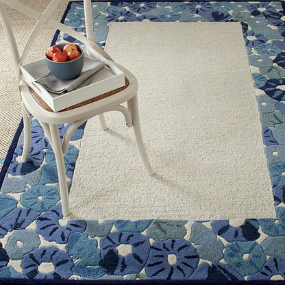 Safavieh Martha Stewart Msr3629A Azurite Blue Floral / Country Area Rug