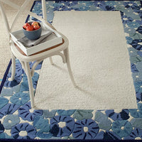 Safavieh Martha Stewart Msr3629A Azurite Blue Floral / Country Area Rug