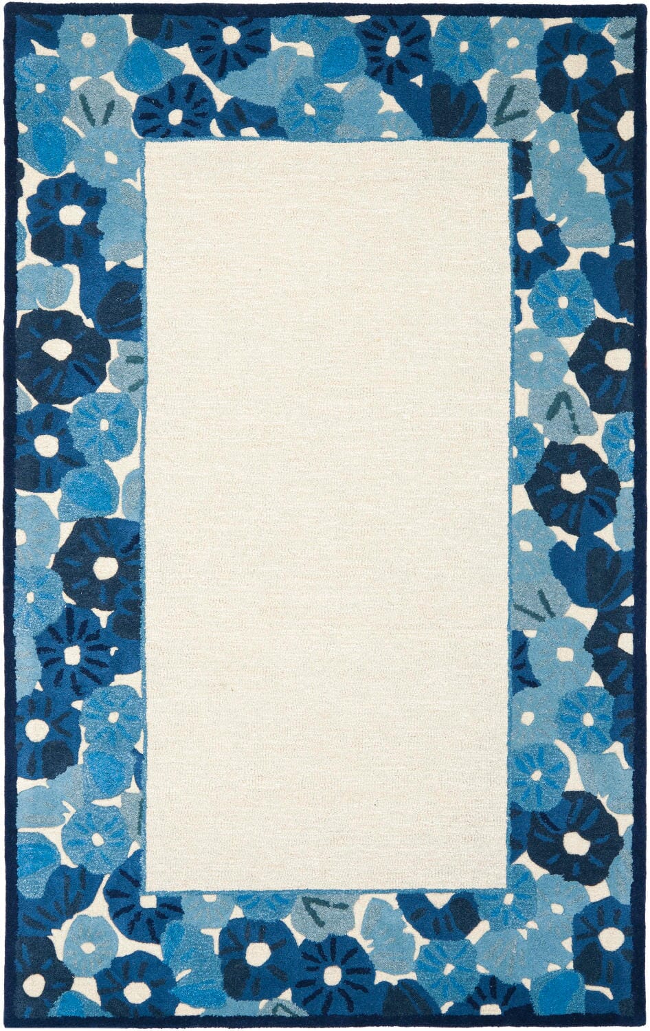 Safavieh Martha Stewart Msr3629A Azurite Blue Floral / Country Area Rug