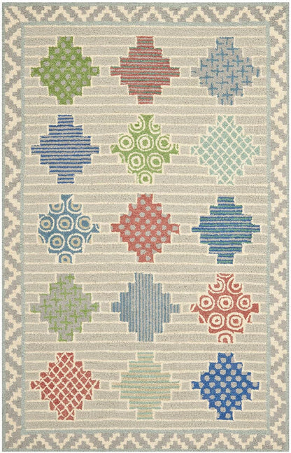 Safavieh Martha Stewart Msr3755A Pewter Gray Southwestern Area Rug