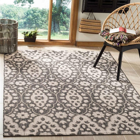 Safavieh Martha Stewart Msr4115-36621 Black / Beige Rugs.