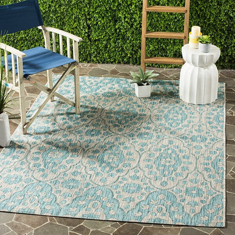 Safavieh Martha Stewart Msr4115-37112 Grey / Aqua Rugs.