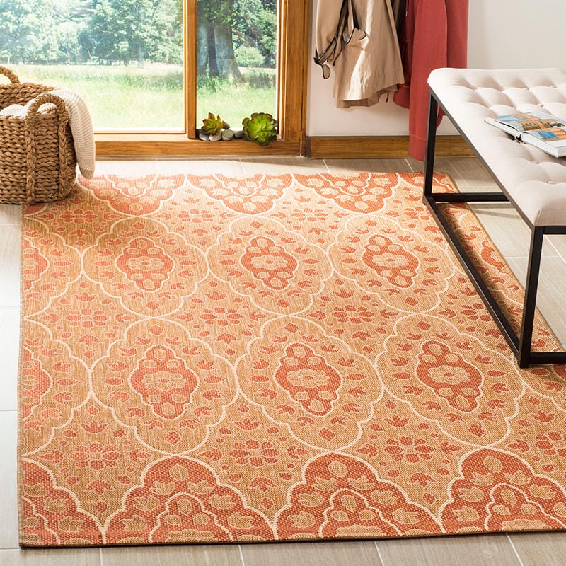 Safavieh Martha Stewart Msr4115-39321 Natural / Beige Damask Area Rug