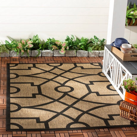 Safavieh Martha Stewart Msr4121H Dark Beig / Black Rugs.