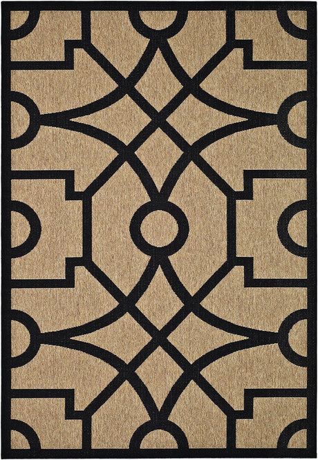 Safavieh Martha Stewart Msr4121H Dark Beig / Black Rugs.