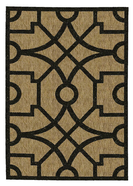 Safavieh Martha Stewart Msr4121H Dark Beig / Black Rugs.