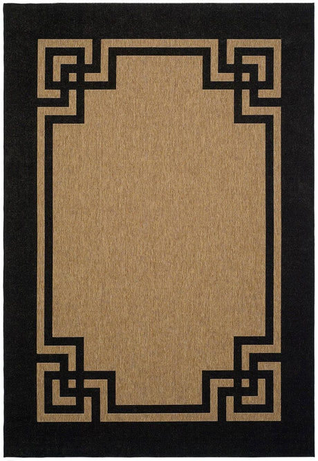 Safavieh Martha Stewart Msr4122H Dark Beig / Black Rugs.