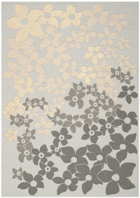 Safavieh Martha Stewart Msr4246-078 Light Grey / Anthracite Floral / Country Area Rug