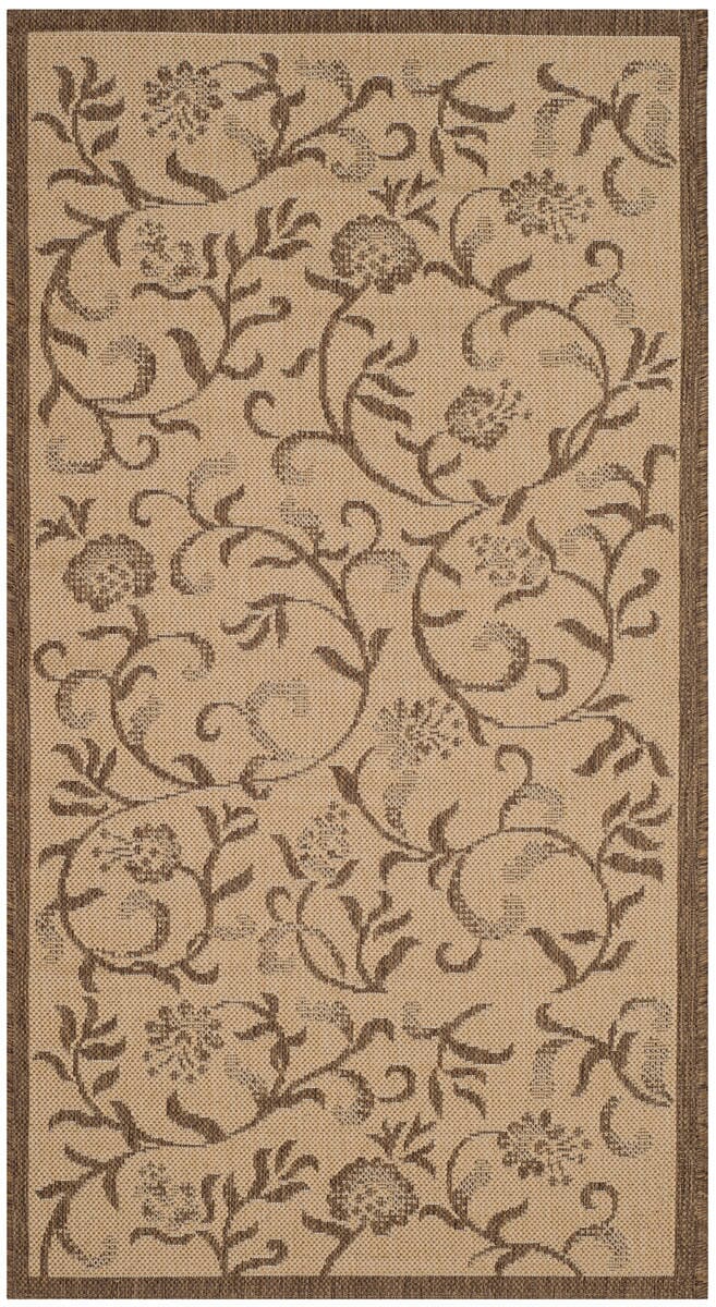 Safavieh Martha Stewart Msr4251-12 Creme / Brown Floral / Country Area Rug