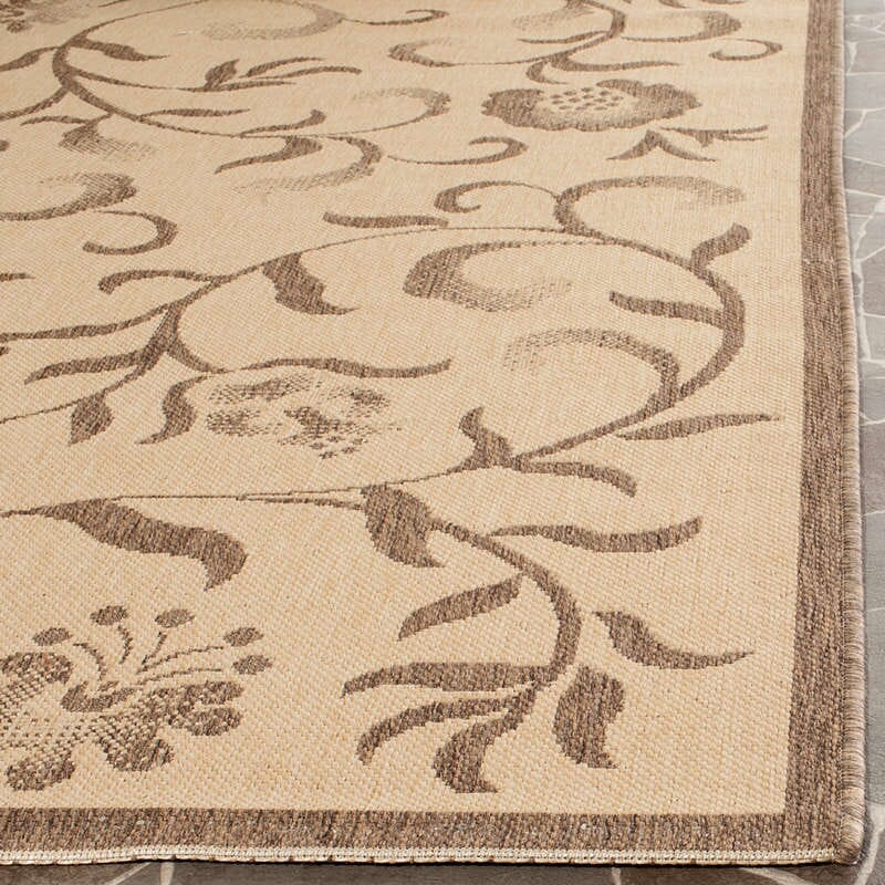 Safavieh Martha Stewart Msr4251-12 Creme / Brown Floral / Country Area Rug