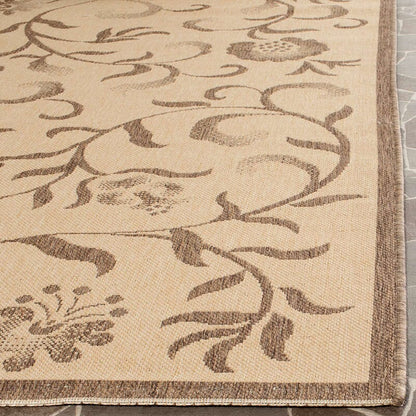 Safavieh Martha Stewart Msr4251-12 Creme / Brown Floral / Country Area Rug