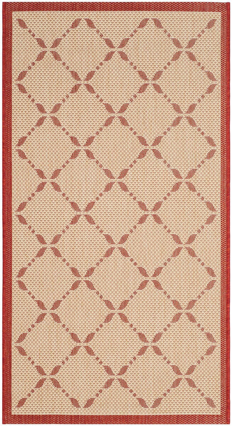 Safavieh Martha Stewart Msr4252-18 Creme / Red Rugs.