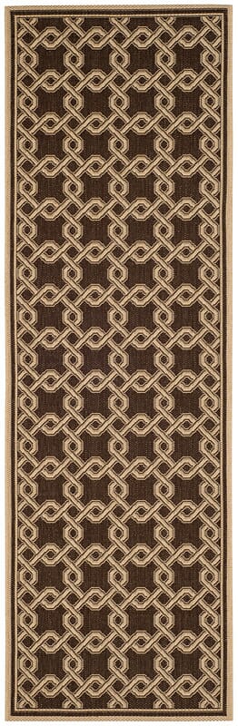 Safavieh Martha Stewart Msr4253-20 Chocolate / Cream Geometric Area Rug