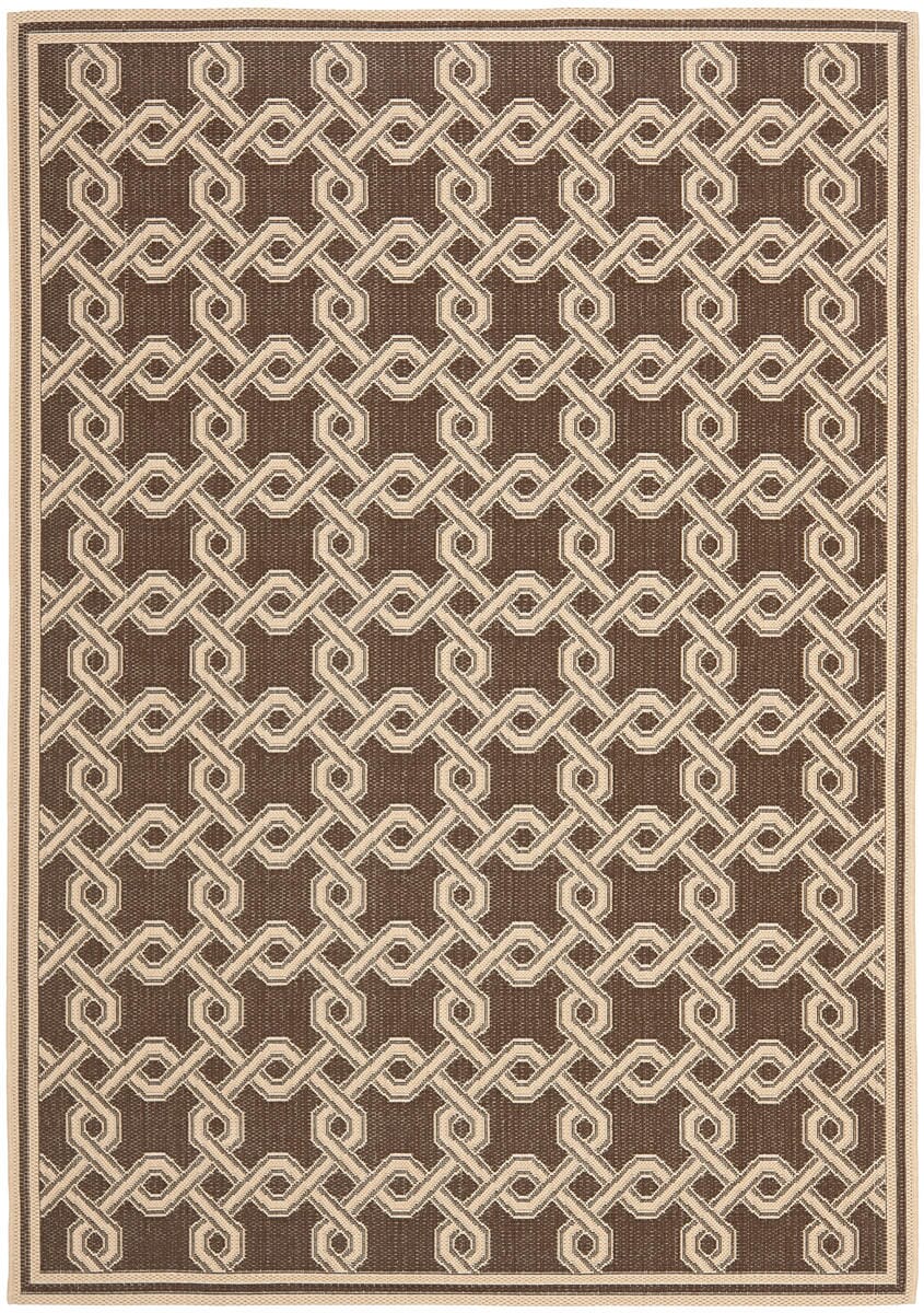 Safavieh Martha Stewart Msr4253-20 Chocolate / Cream Geometric Area Rug