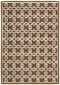 Safavieh Martha Stewart Msr4253-20 Chocolate / Cream Geometric Area Rug