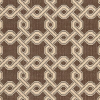 Safavieh Martha Stewart Msr4253-20 Chocolate / Cream Geometric Area Rug