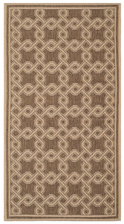 Safavieh Martha Stewart Msr4253-22 Brown / Creme Geometric Area Rug