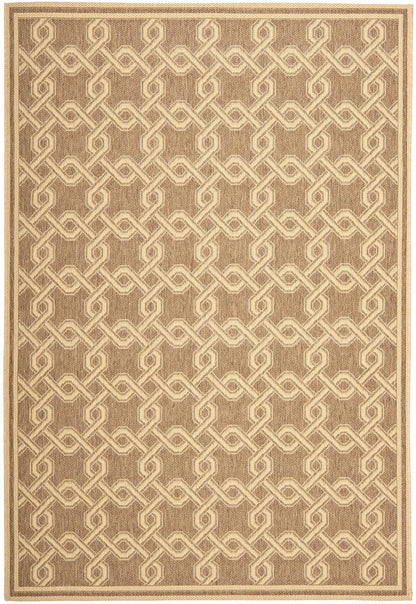 Safavieh Martha Stewart Msr4253-22 Brown / Creme Geometric Area Rug