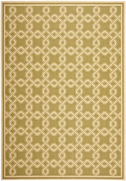 Safavieh Martha Stewart Msr4253-24 Green / Creme Damask Area Rug