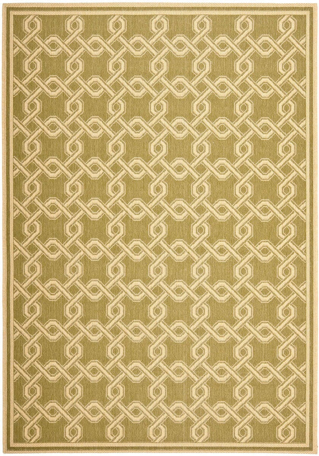 Safavieh Martha Stewart Msr4253-24 Green / Creme Damask Area Rug