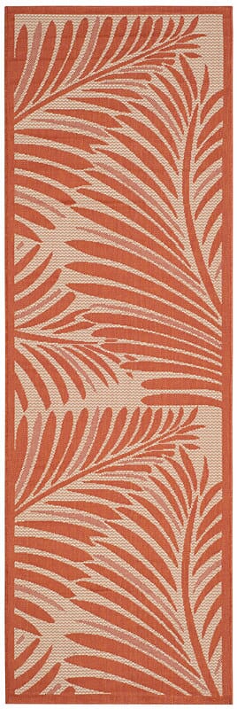 Safavieh Martha Stewart Msr4261-231 Beige / Terracotta Tropical Area Rug