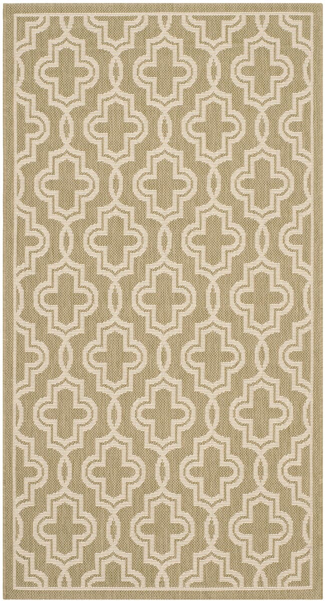 Safavieh Martha Stewart Msr4274-244 Green / Beige Geometric Area Rug