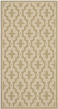 Safavieh Martha Stewart Msr4274-244 Green / Beige Geometric Area Rug