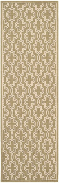 Safavieh Martha Stewart Msr4274-244 Green / Beige Geometric Area Rug