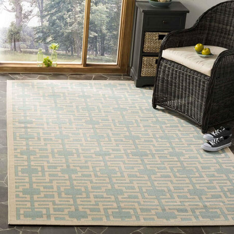 Safavieh Martha Stewart Msr4281-223 Beige / Aqua Rugs.