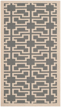 Safavieh Martha Stewart Msr4281-246 Anthracite / Beige Geometric Area Rug