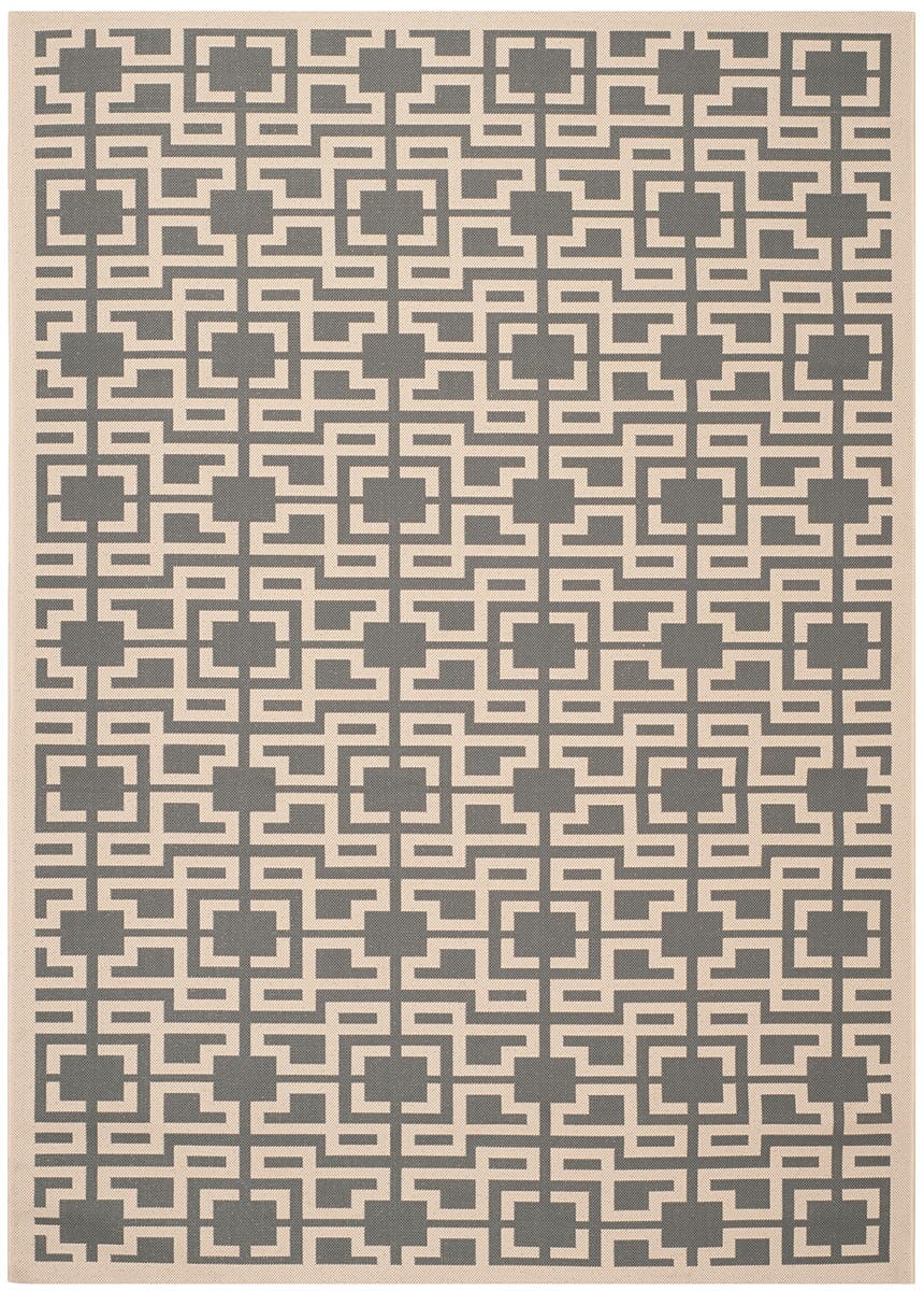 Safavieh Martha Stewart Msr4281-246 Anthracite / Beige Geometric Area Rug