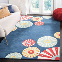 Safavieh Martha Stewart Msr4574C Azurite Kids Area Rug