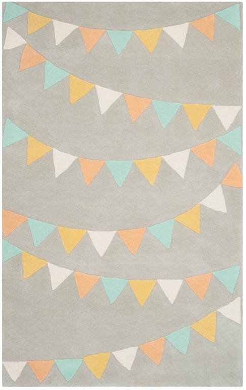 Safavieh Martha Stewart Msr4575B Bedford Grey Kids Area Rug