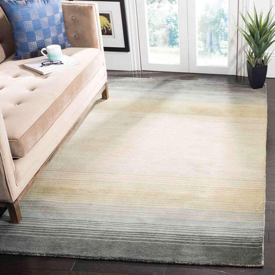 Safavieh Martha Stewart Msr4611A Pewter / Grey Area Rug