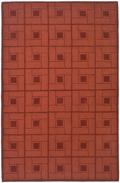 Safavieh Martha Stewart Msr4615B Vermillon Geometric Area Rug