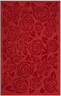 Safavieh Martha Stewart Msr4618A Vermillon Floral / Country Area Rug