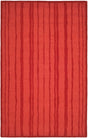 Safavieh Martha Stewart Msr4619A Vermillon Striped Area Rug